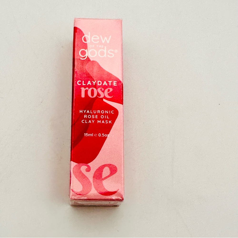Claydate Rose Hyaluronic Clay Mask 15 mL Deluxe Mini
